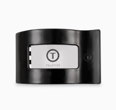 Rectangle Flat Hair Clip | Jet Black