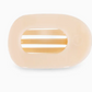 Round Flat Hair Clip | Almond Beige