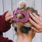 Round Flat Hair Clip | Wild Side