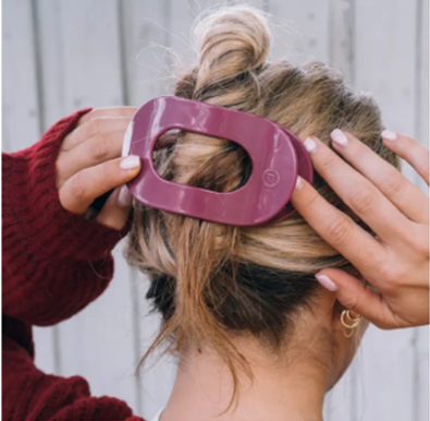Round Flat Hair Clip | Wild Side