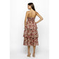 Floral Organza Midi Dress