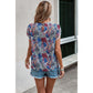 Floral Sleeve Blouse