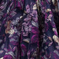 Floral Jacquard Strapless Bubble Mini Homecoming Dress