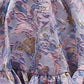 Floral Off Shoulder Corset Ruffle Mini Homecoming Dress