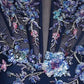 Floral Applique Corset Satin Mini Homecoming Dress