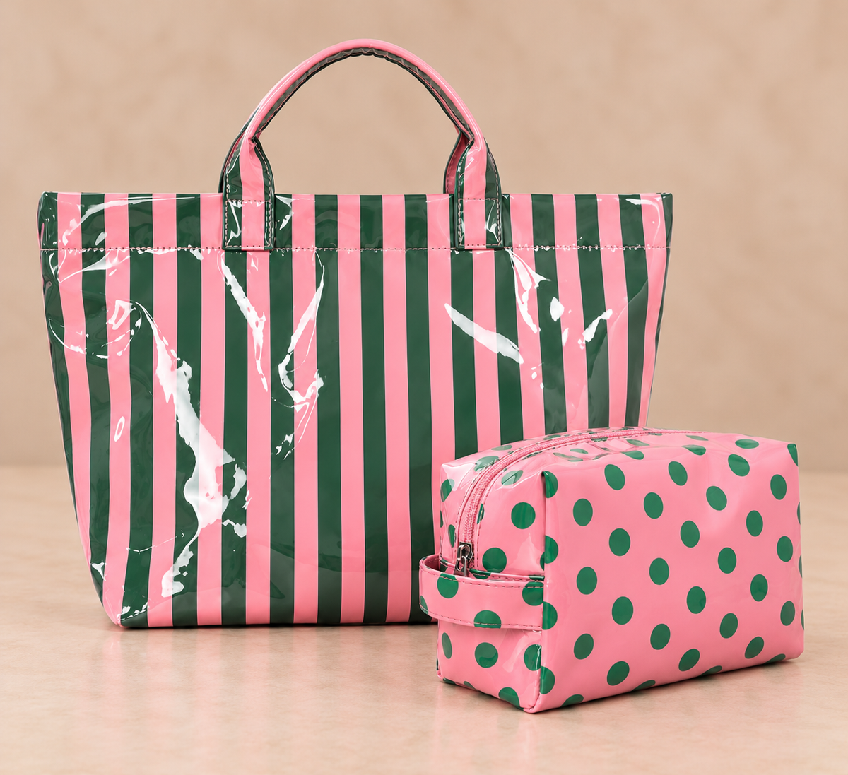 Pretty in Pink Makeup Bags