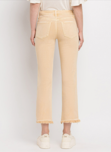 Mid Rise Straight Jeans