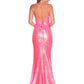 Hot Pink Sequin Prom Dress-999 FORMAL - PROM-FORMAL SOCIETY