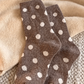 Color Black Polka Dot Socks