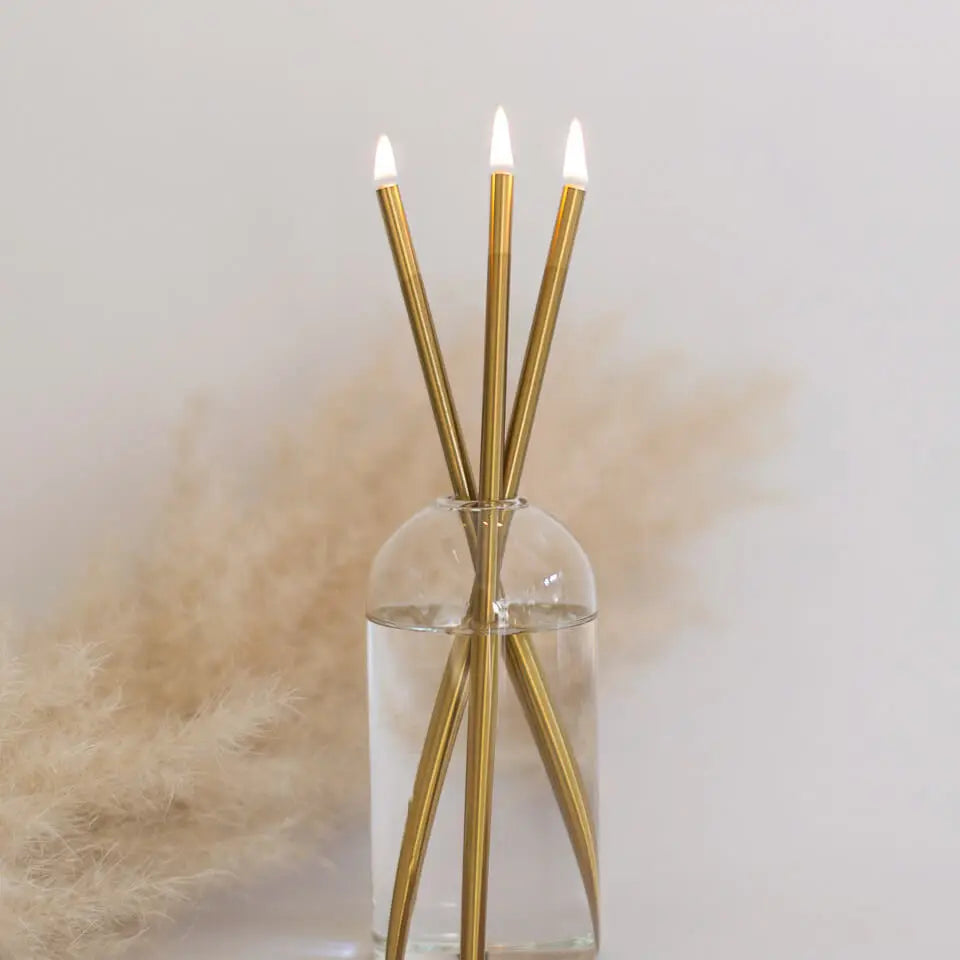 Gold Everlasting Candles