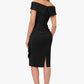 Jessie Off Shoulder Dress-100 FORMAL DRESS - MINI-FORMAL SOCIETY