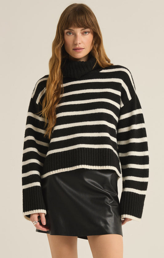 Josephine Striped Sweater-340 RTW TOP - SWEATER-FORMAL SOCIETY