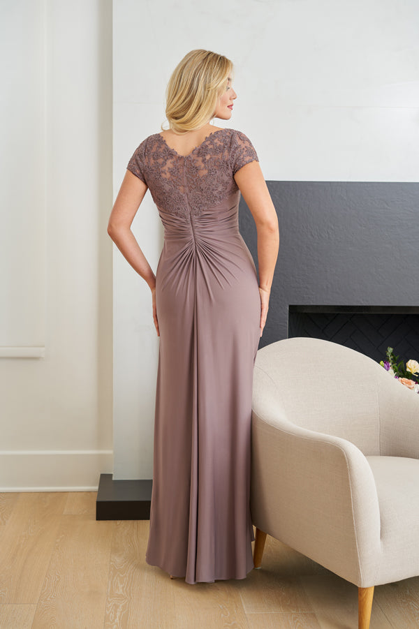 Splendid Matte Jersey Fit and Flare Gown - K258055