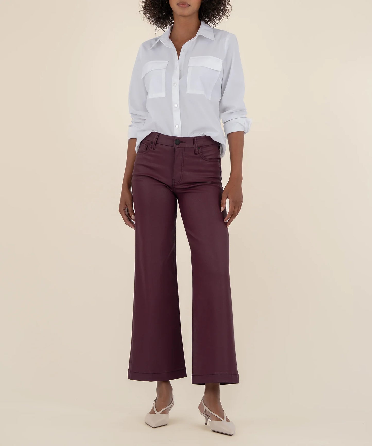 Meg High Rise Wide Leg/Wide Hem