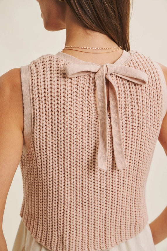 Khloe Two-fer Midi Dress - Pink