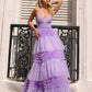 Lavender Tiered Ballgown-999 FORMAL - PROM-FORMAL SOCIETY