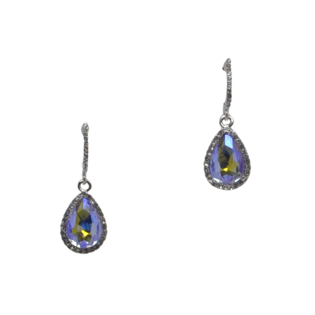 Light Amethyst AB Crystal Earring-610 ACCESSORIES - EARRING-FORMAL SOCIETY