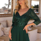 Mallory, a timeless masterpiece features a graceful V-neckline and luxurious chiffon-999 FORMAL - MOB-FORMAL SOCIETY