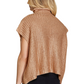 Metallic Sweater Vest Top-340 RTW TOP - SWEATER-FORMAL SOCIETY