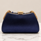 Navy Sequin Beaded Purse