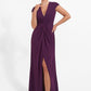 Modern Fit and Flare Soft Stretch Crepe Gown K278003-999 FORMAL - MOB-FORMAL SOCIETY