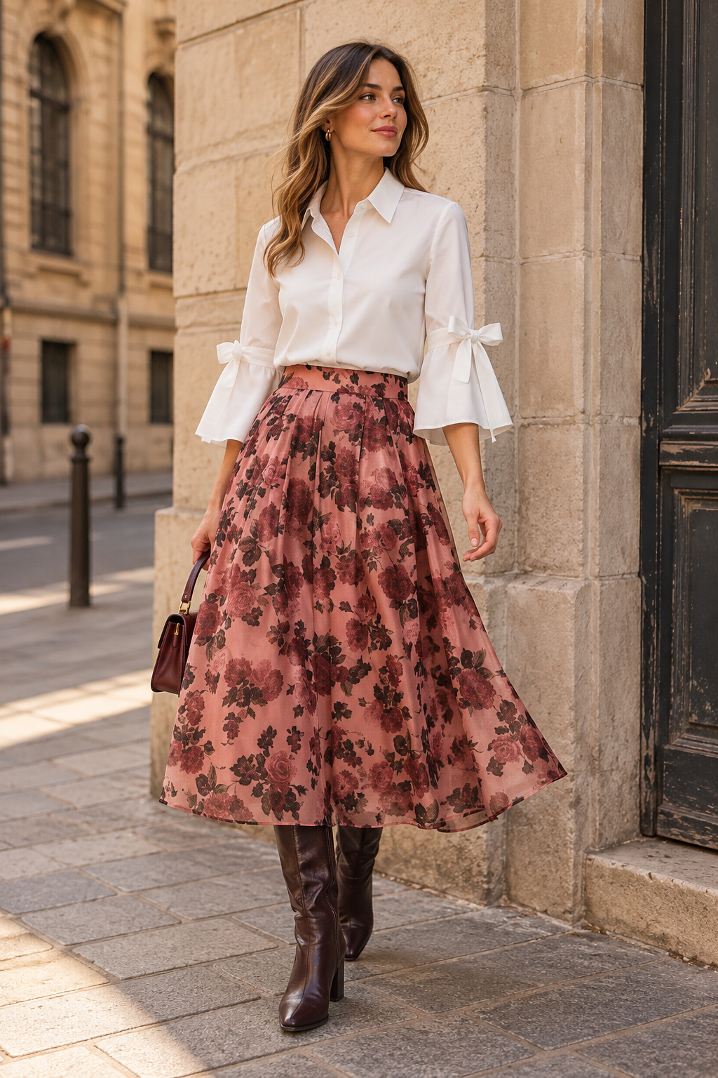 Crisp Bow Blouse
