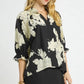 Peony Print Blouse-310 RTW TOP - BLOUSE-FORMAL SOCIETY