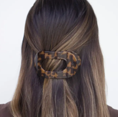Round Flat | Tortoise Hair Clip