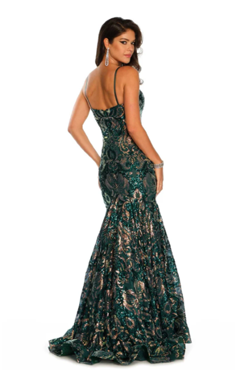 Sequined Mermaid Prom Dress