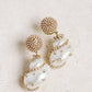 Rhinestone Wrapped White Shells