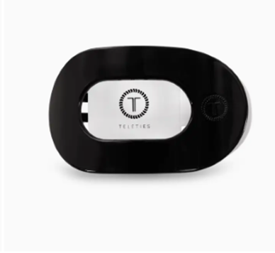 Round Flat Hair Clip | Jet Black