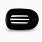 Round Flat Hair Clip | Jet Black