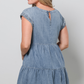 Braided Denim Mini Dress