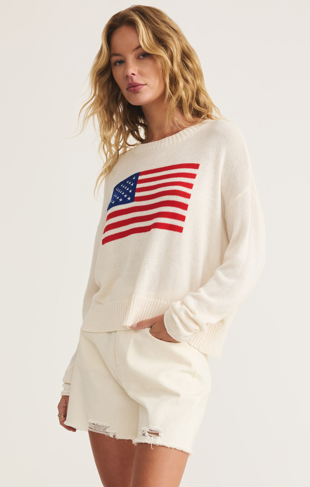 Sienna Patriot Top-340 RTW TOP - SWEATER-FORMAL SOCIETY