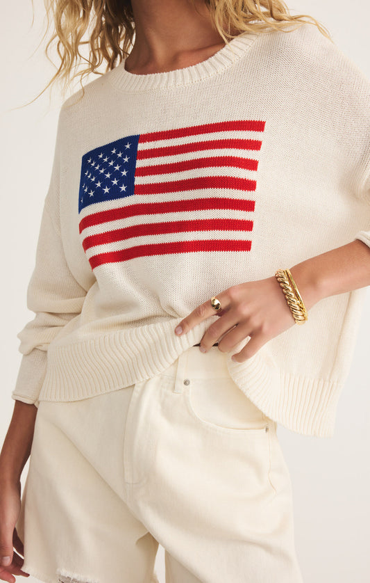 Sienna Patriot Top-340 RTW TOP - SWEATER-FORMAL SOCIETY