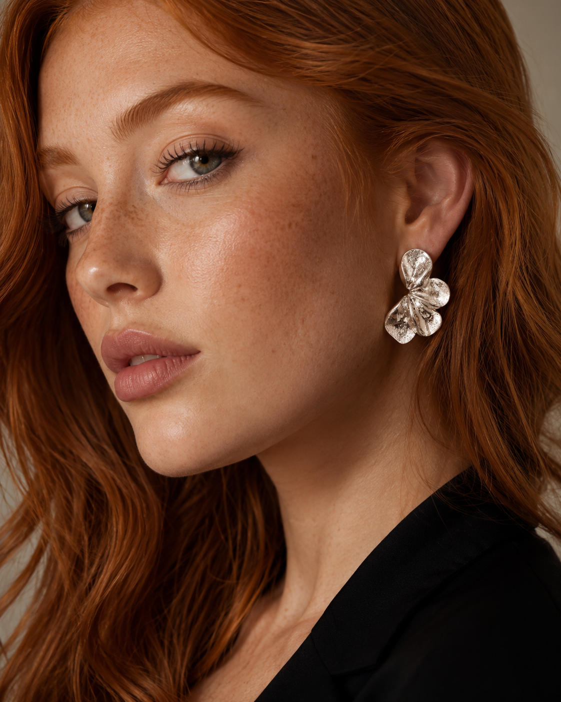 Flower Post Earring
