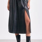 Sleek Vegan Midi Skirt-420 RTW BOTTOM - SKIRT-FORMAL SOCIETY