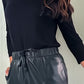 Sleek Vegan Midi Skirt-420 RTW BOTTOM - SKIRT-FORMAL SOCIETY