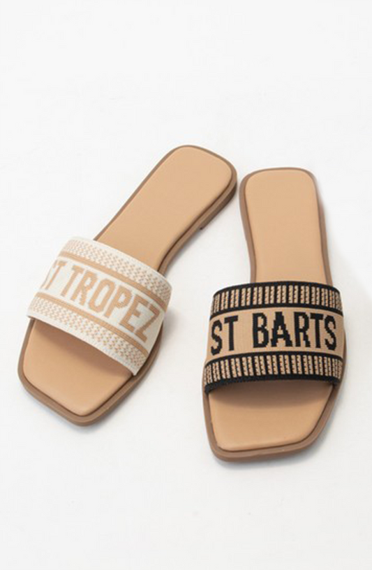 St Barts Slide Sandal-710 SHOES - SANDALS-FORMAL SOCIETY