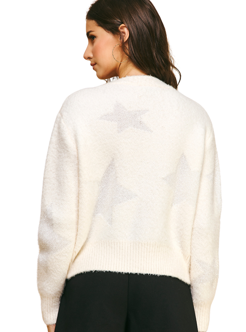 Starry Sweater-340 RTW TOP - SWEATER-FORMAL SOCIETY