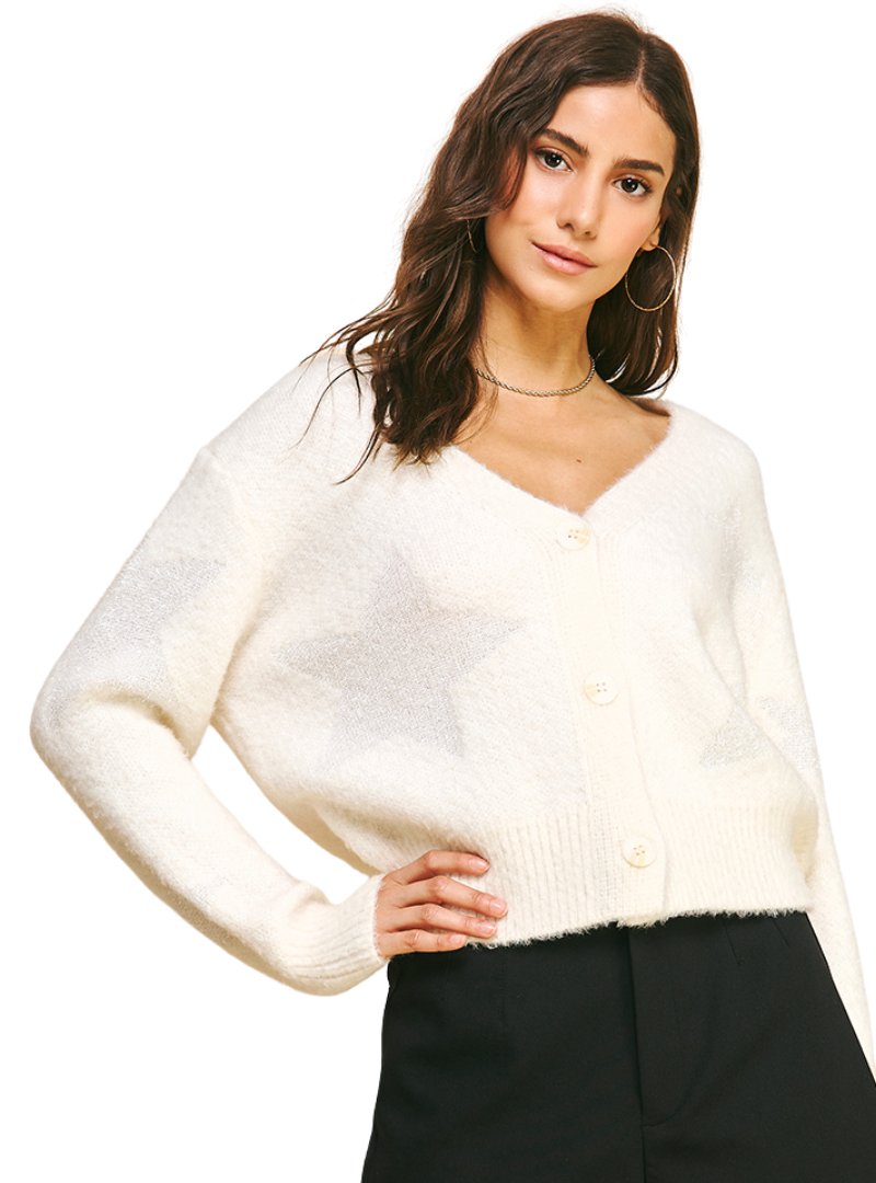 Starry Sweater-340 RTW TOP - SWEATER-FORMAL SOCIETY