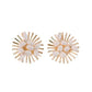 Sunburst Pearl Statement Stud Earrings-610 ACCESSORIES - EARRING-FORMAL SOCIETY