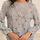 Textured Rosette Blouse