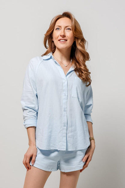 The Perfect Linen Top-300 RTW TOP - LONG SLEEVE-FORMAL SOCIETY