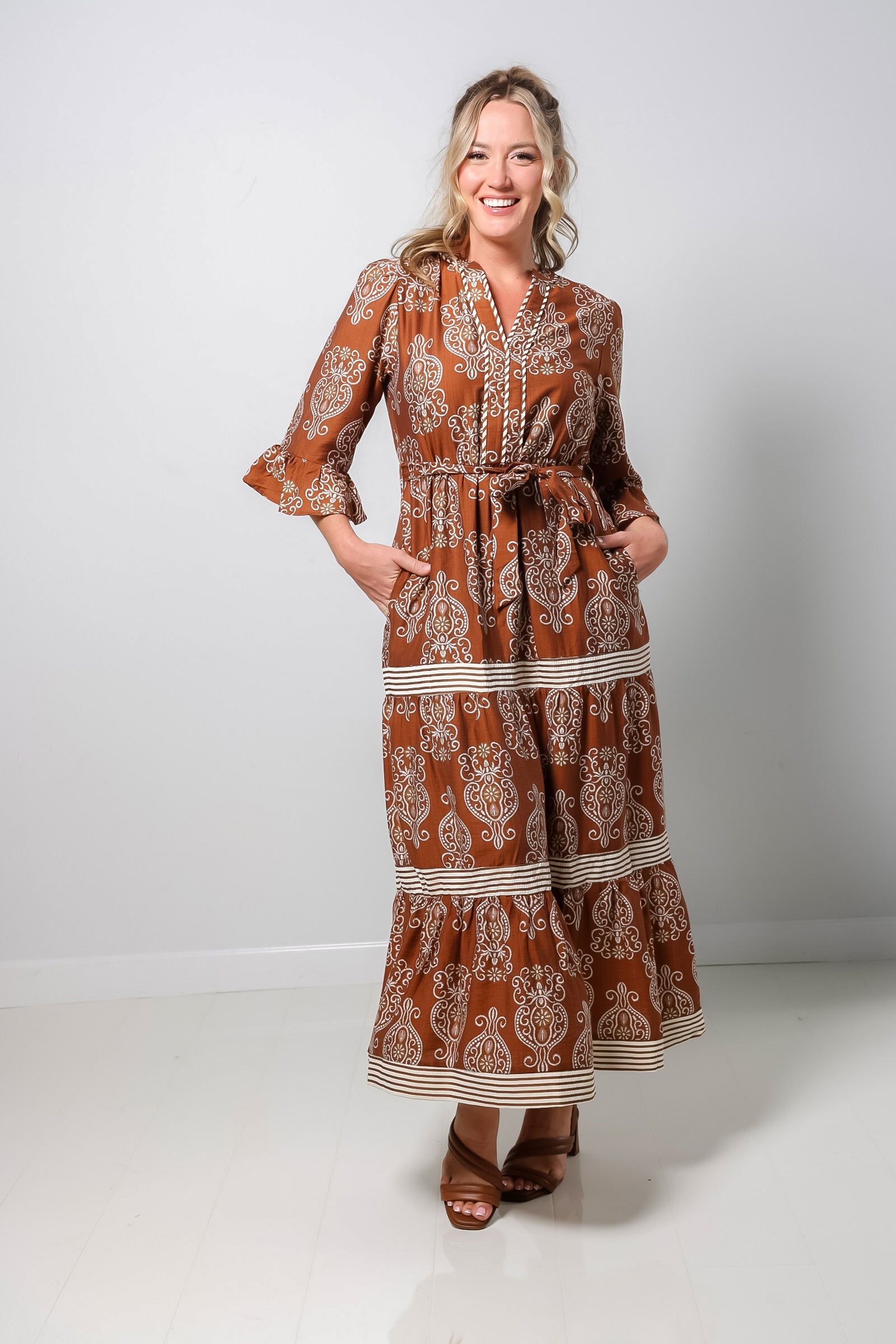 Tiered Maxi Dress-110 RTW DRESS - MAXI-FORMAL SOCIETY
