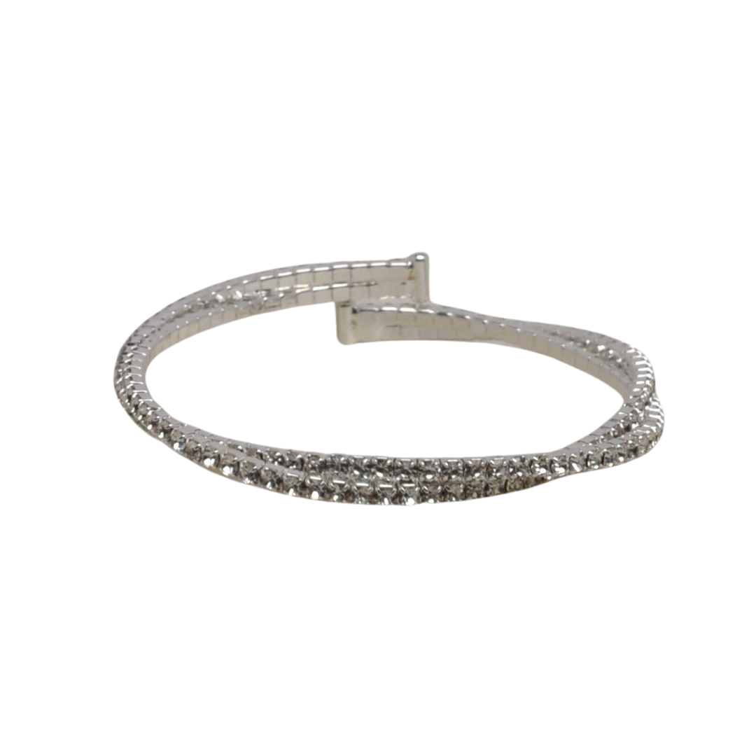 Twisted Crystal Bracelet-610 ACCESSORIES - EARRING-FORMAL SOCIETY