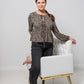 Long Sleeve Leopard Top