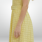 Yellow Eyelet Dress