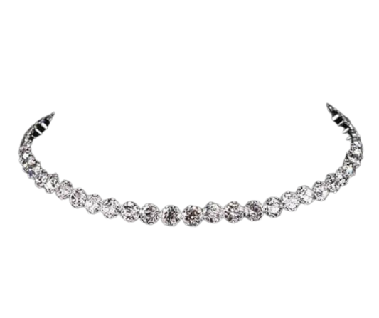 Chunky Crystal Necklace/Earring Set