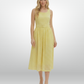 Yellow Eyelet Dress